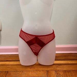 Bordelle Burnt Red Briefs Size Medium